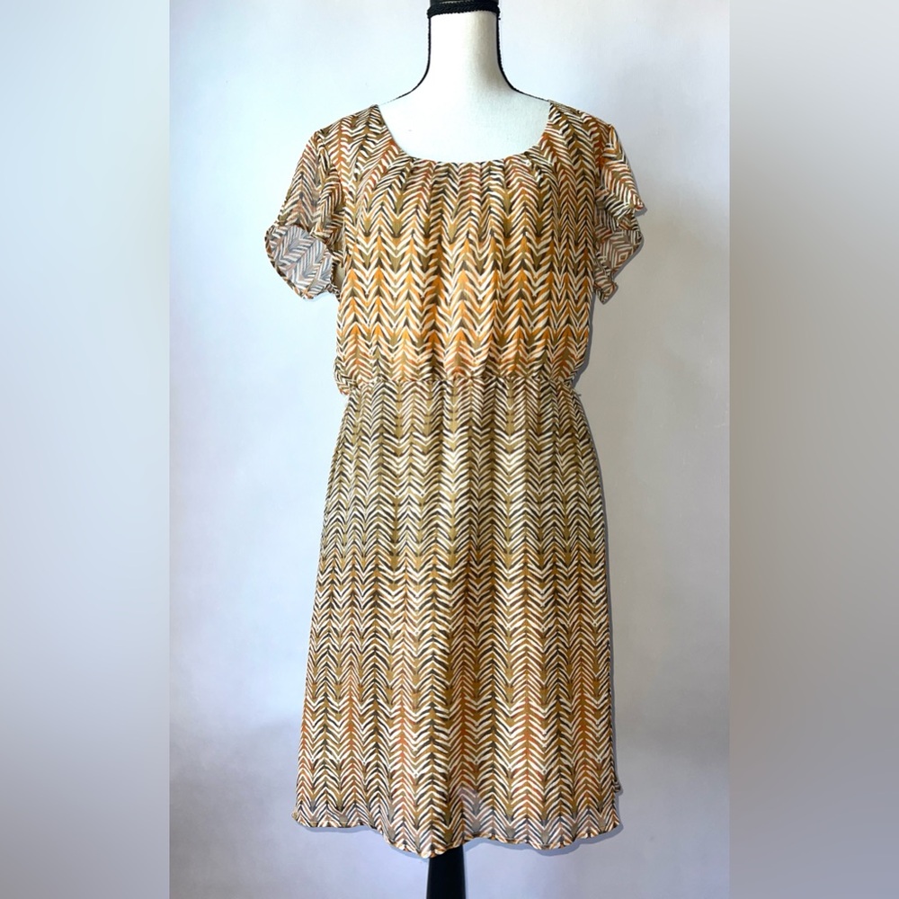 Banana Republic Heritage Brown Womens Dress Size 12